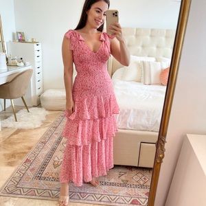 Beautiful Floral Tiered Dress